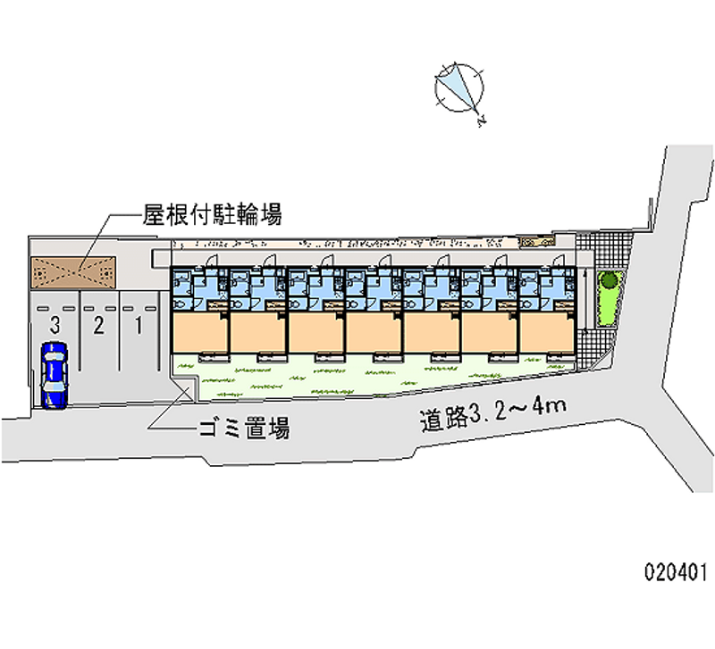 レオパレス銀豊 区画図