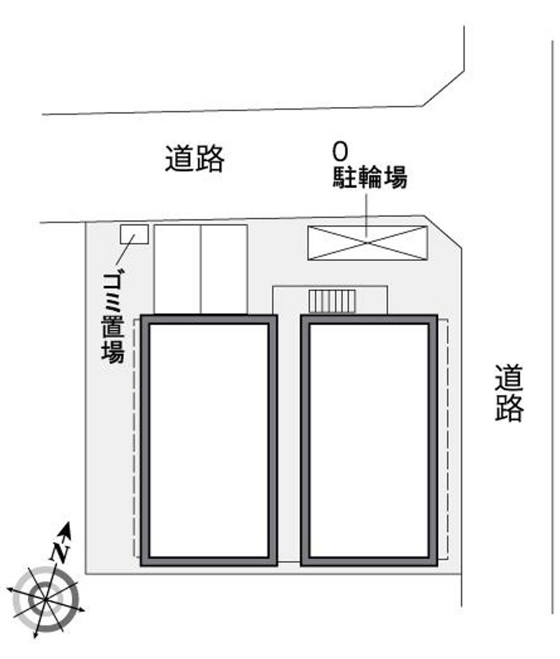 レオパレスさくら 配置図