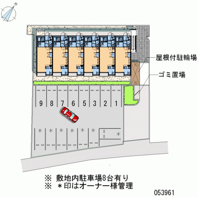 レオネクストモカグレイス宝塚 月極駐車場