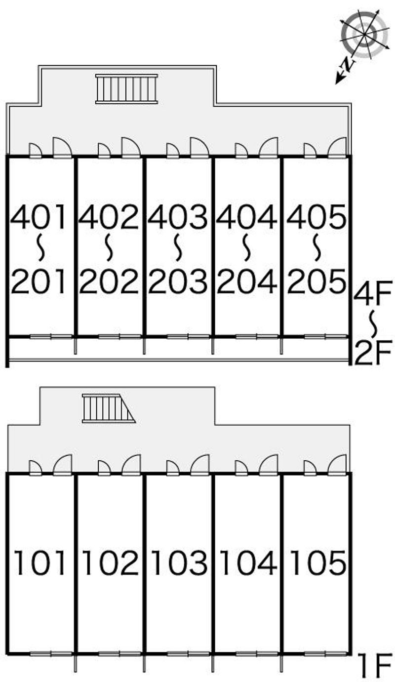 レオパレスＴＯＷＡ 間取配置図