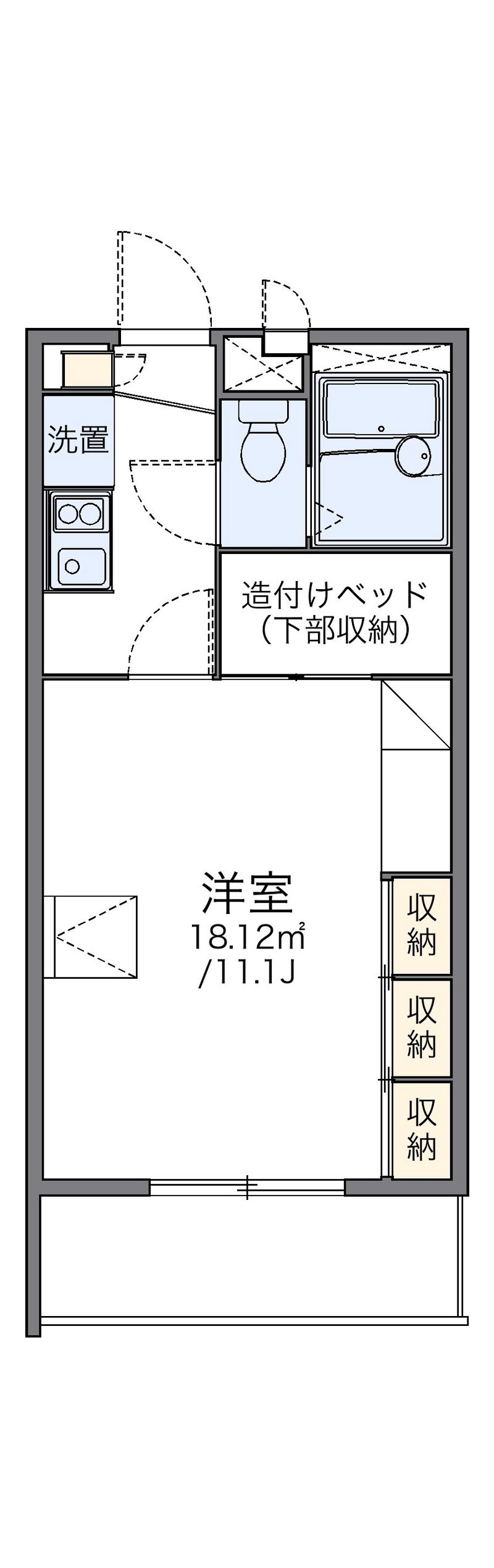 レオパレスＡＳＴ 間取図