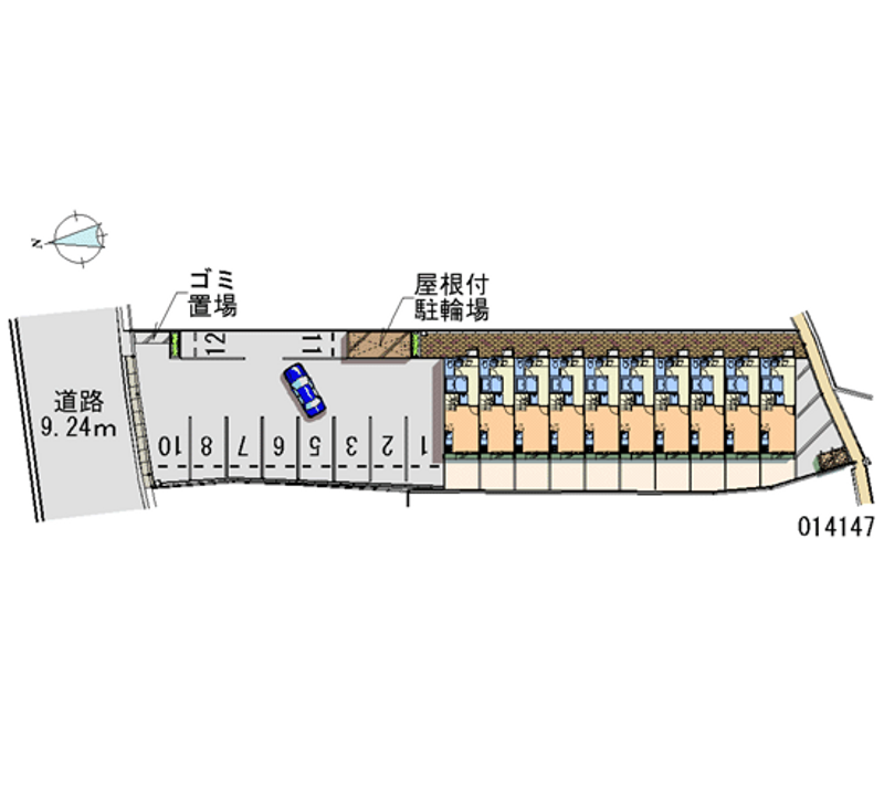 14147 Monthly parking lot