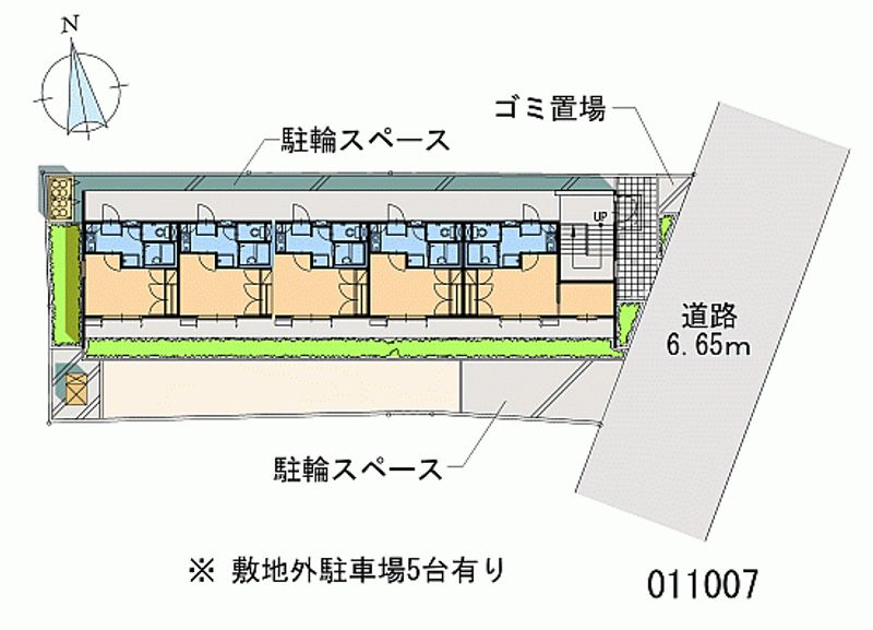 11007月租停车场