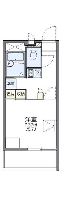 レオパレスエル　カルチェ 間取り図