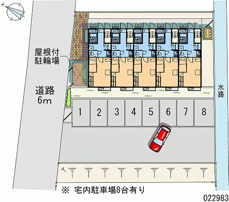 レオパレス神田Ⅱ 月極駐車場