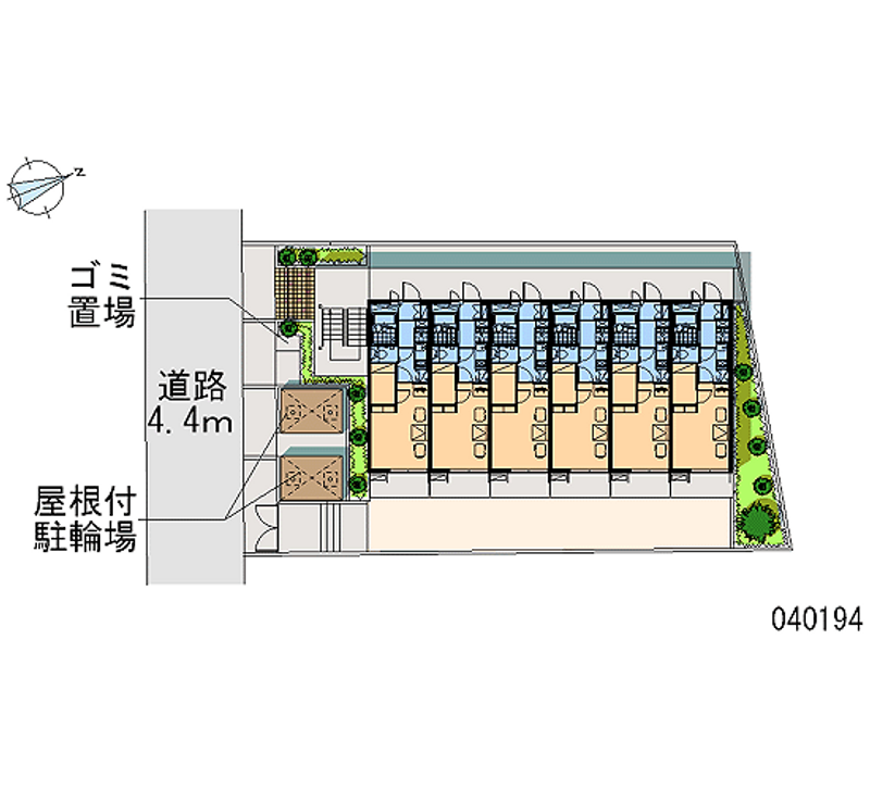 レオパレス早瀬 区画図