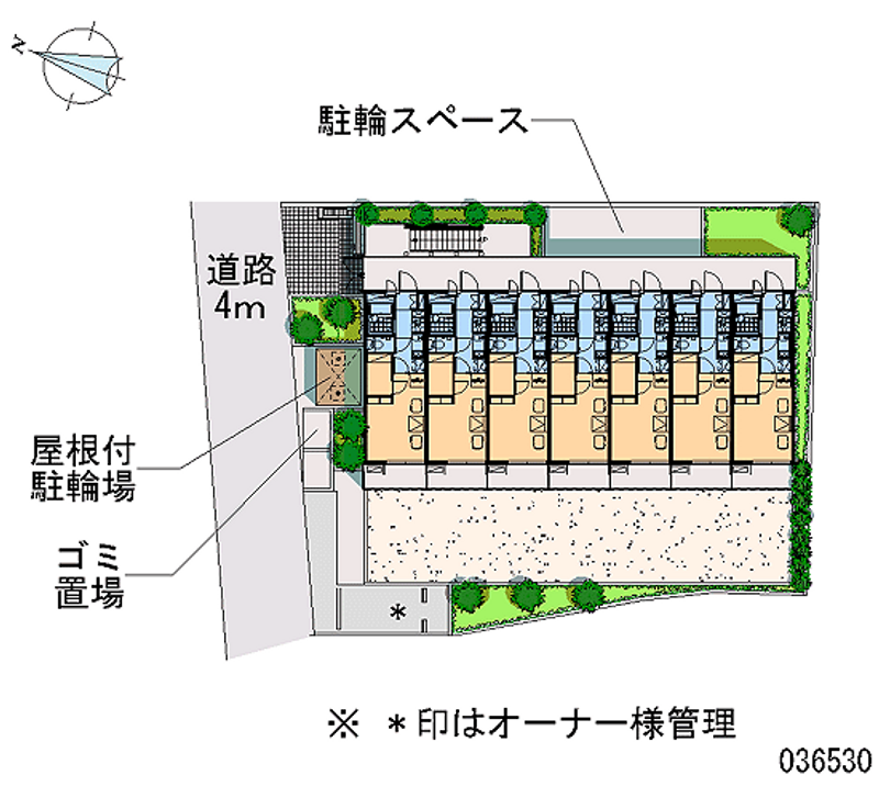 レオパレスアイ＆ロン 区画図