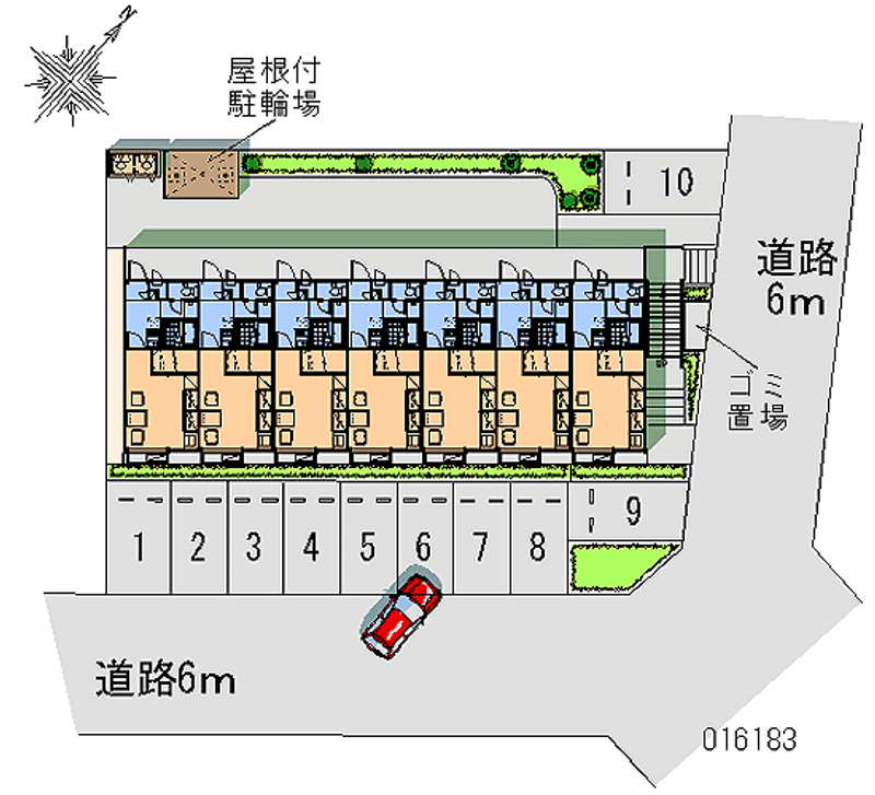 レオパレスつつじが丘 月極駐車場