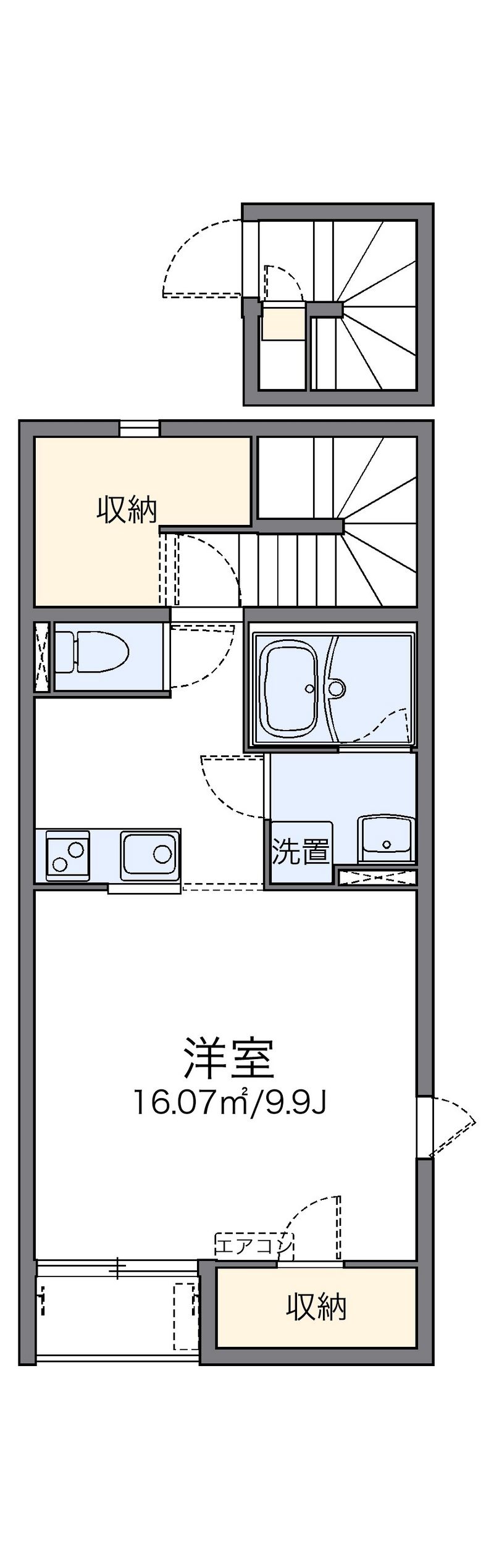 レオネクストピースフルミヅキ 間取図