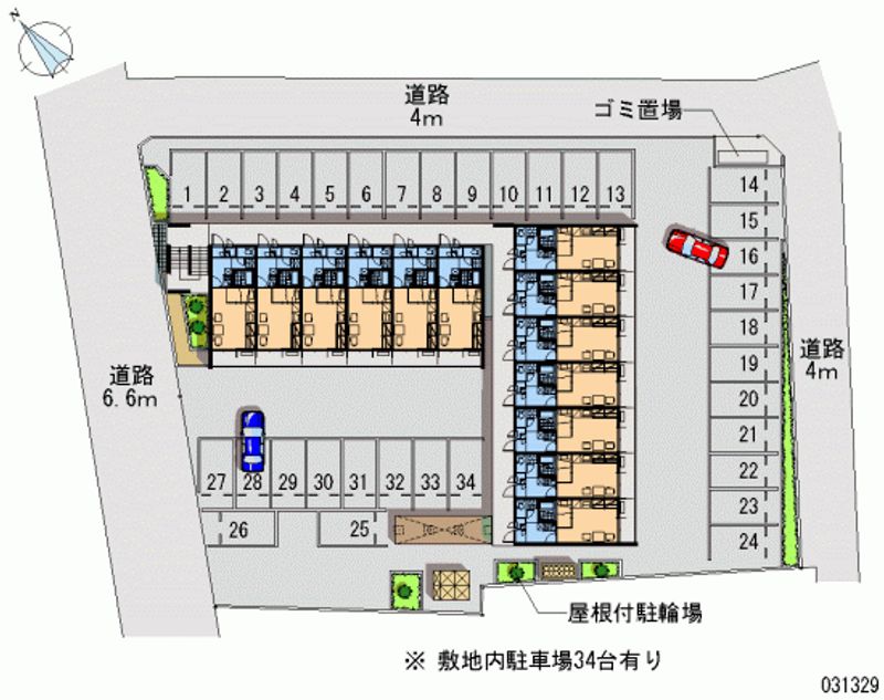 レオパレスセカンド 月極駐車場