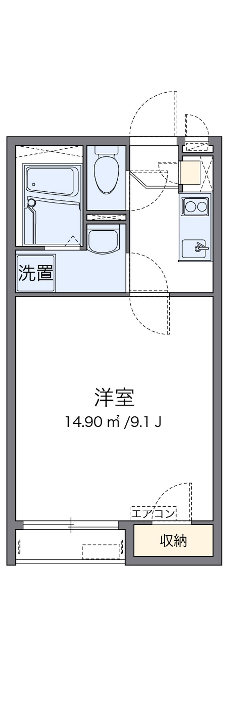 クレイノかなさ 間取図