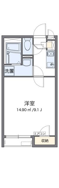 クレイノかなさ 間取り図