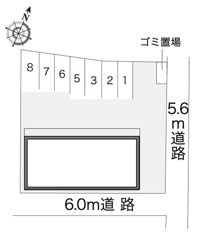 レオパレスフェリス 配置図