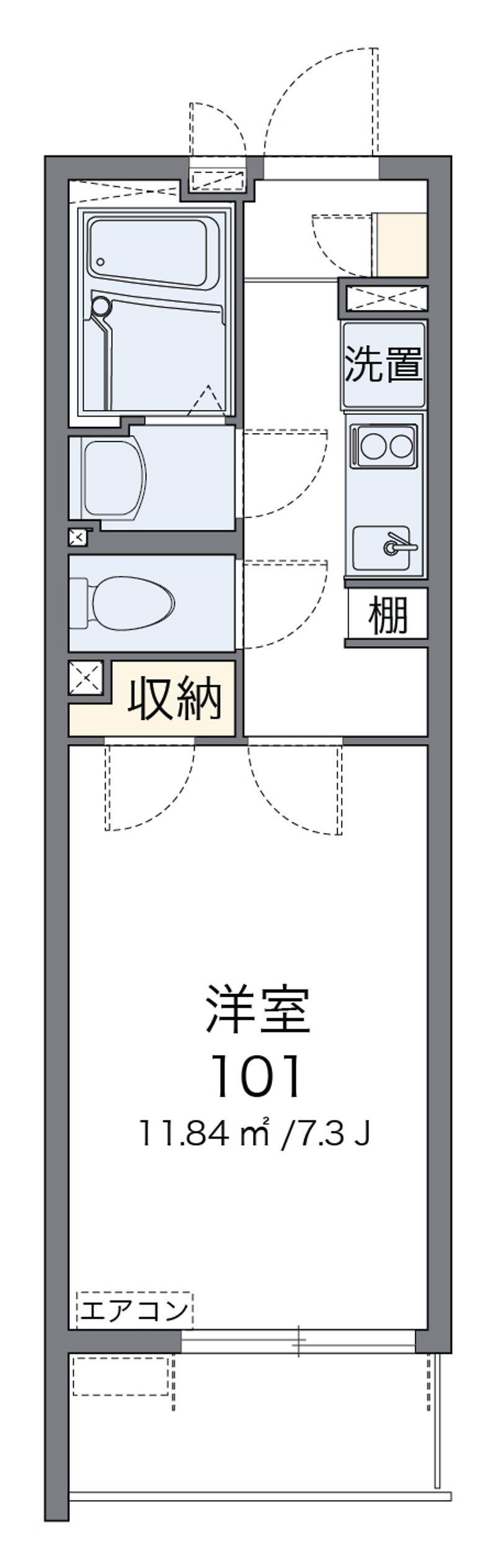 クレイノプラディア 間取図