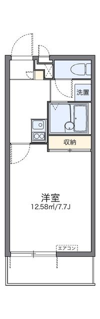 レオパレスマックハウス 間取り図