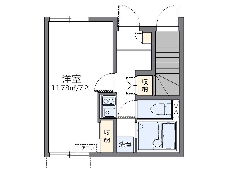 レオネクストピース　Ｋ 間取図