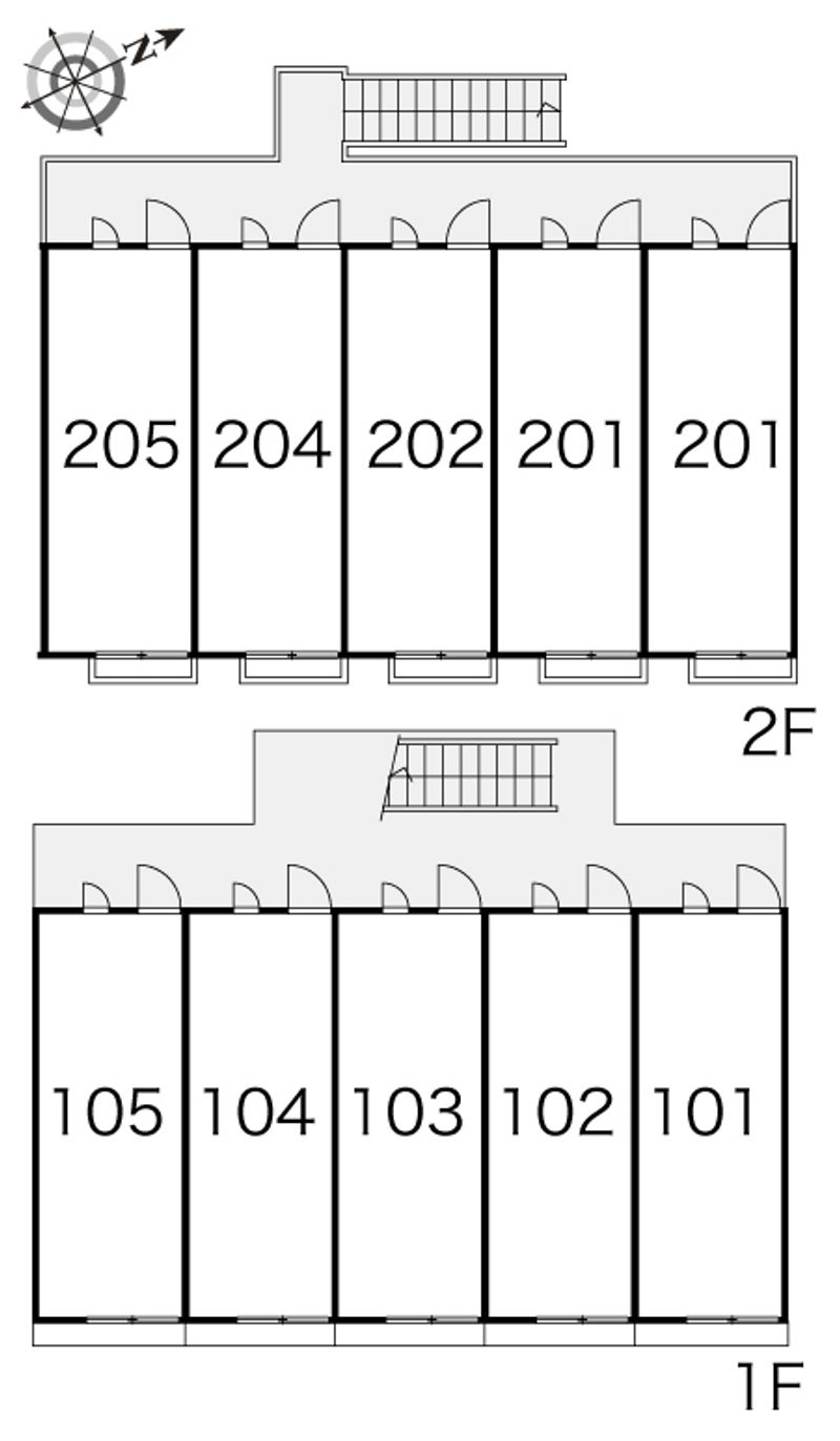 レオパレスＪ＆Ｓ 間取配置図