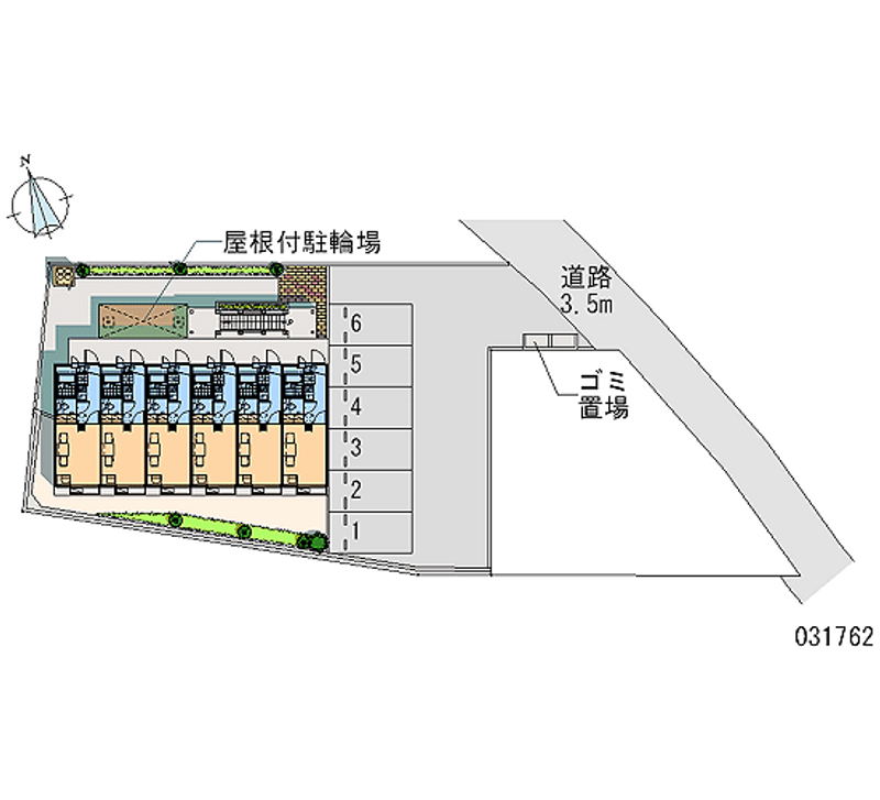 レオパレス花恋 月極駐車場