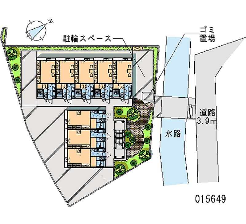 レオパレスマリリン 区画図
