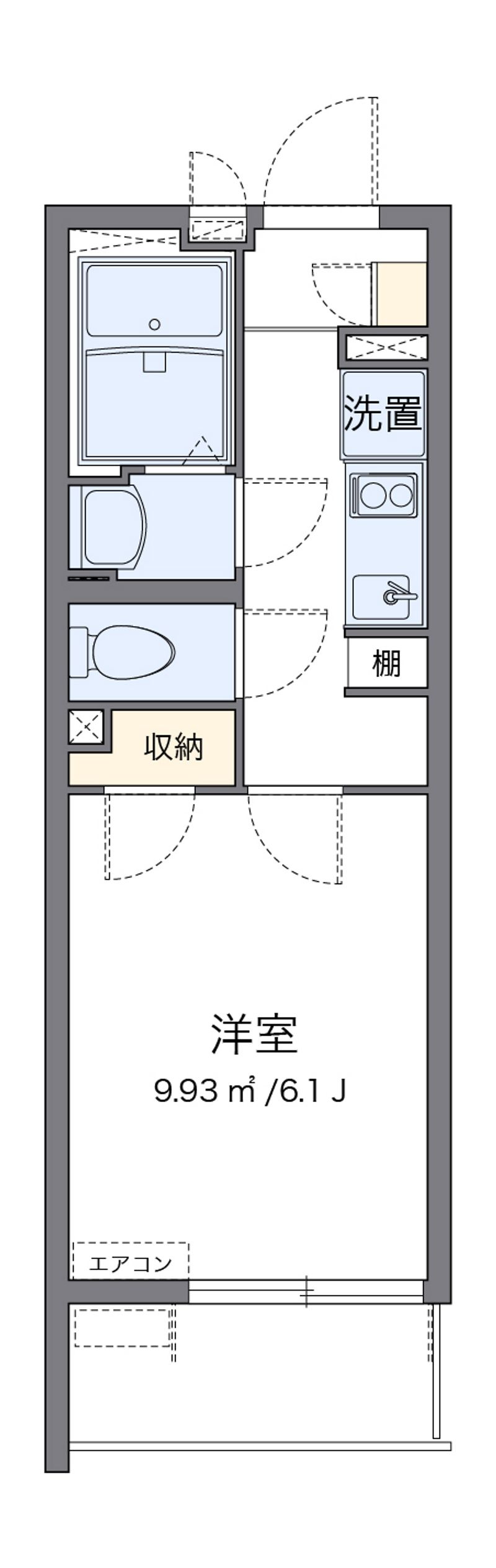 クレイノメトロノーム西川口 間取図