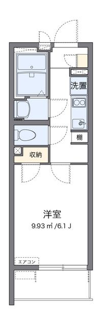 クレイノメトロノーム西川口 間取り図