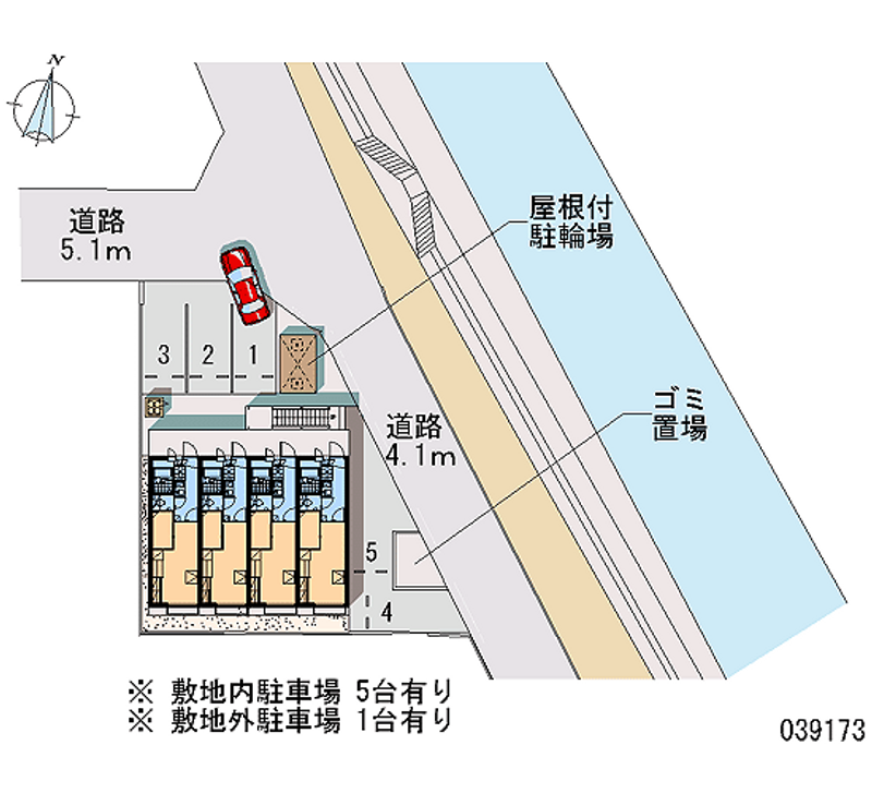 レオパレスＴＡＫＡＹＡＭＡ 月極駐車場