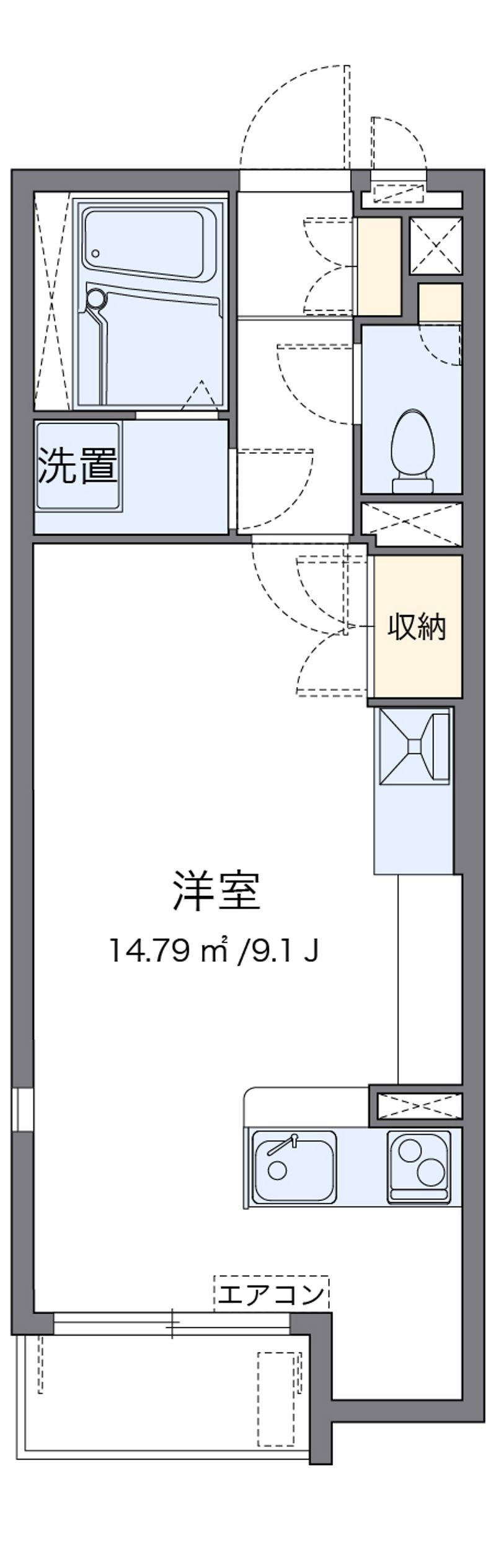 ミランダサクラ　リア 間取図