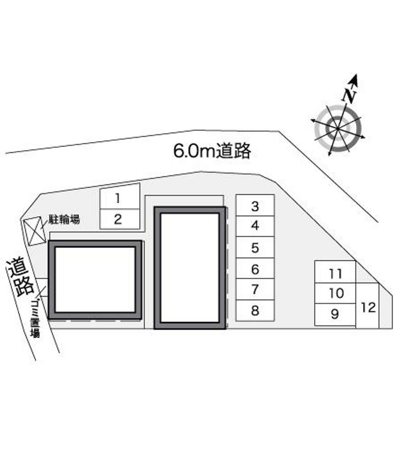 レオパレスチェリーコーポ 駐車場