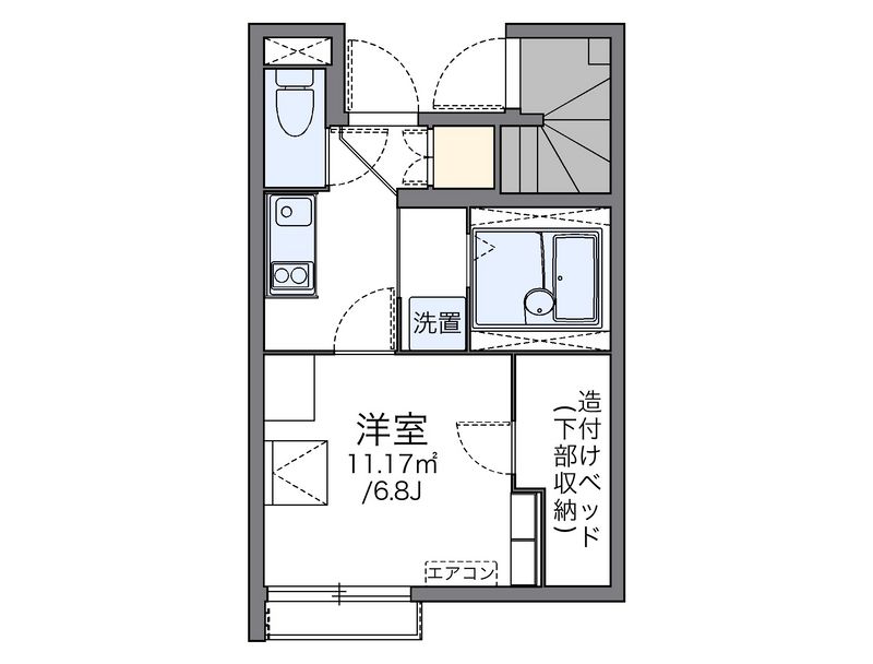 レオネクストＫｕｍａｇａｉ 間取図
