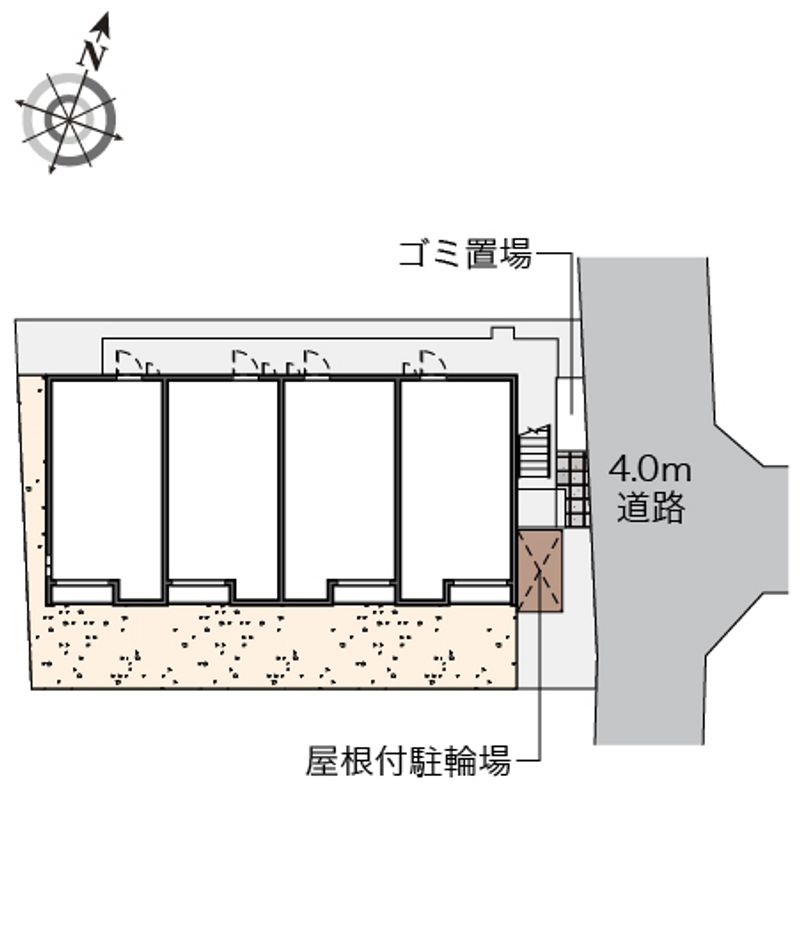 クレイノ涼 配置図