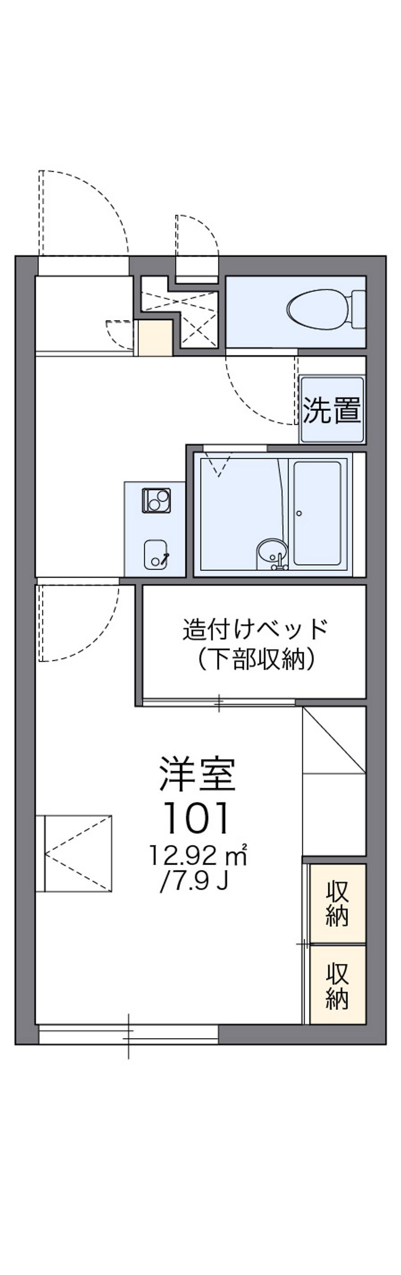 レオパレスソレイユ 間取図