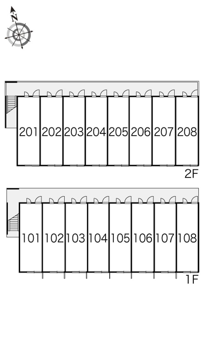 レオパレスグランシャリオＴ３ 間取配置図