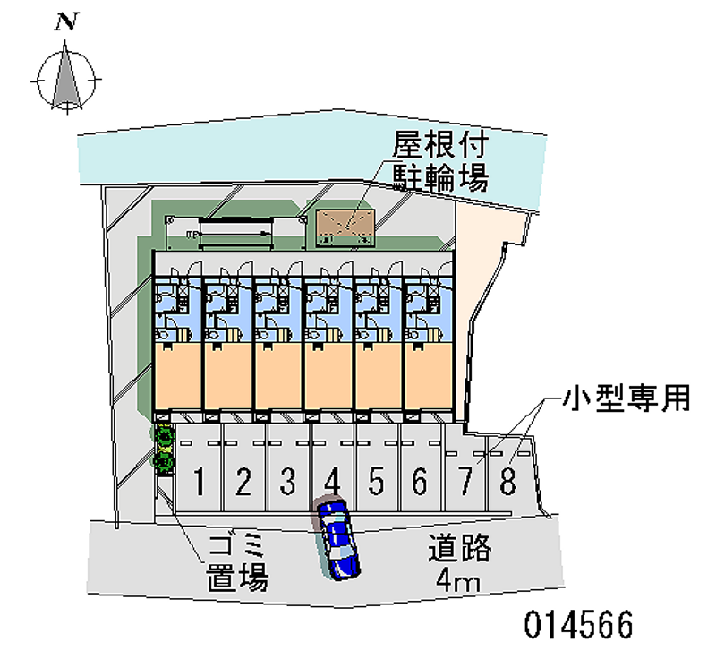 レオパレスマ・フレール 区画図