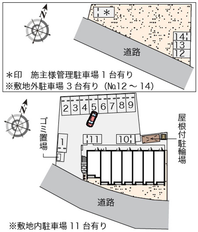 クレイノＷＩＳＴＥＲＩＡ 配置図
