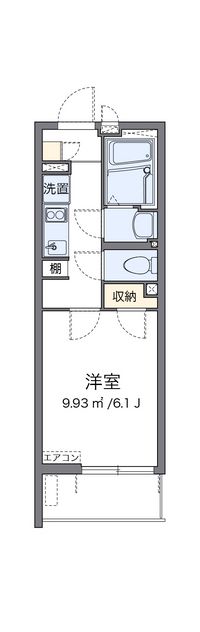 クレイノＪＯＹ　ＦＯＲＥＳＴ 間取り図