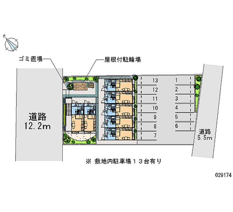 29174月租停車場