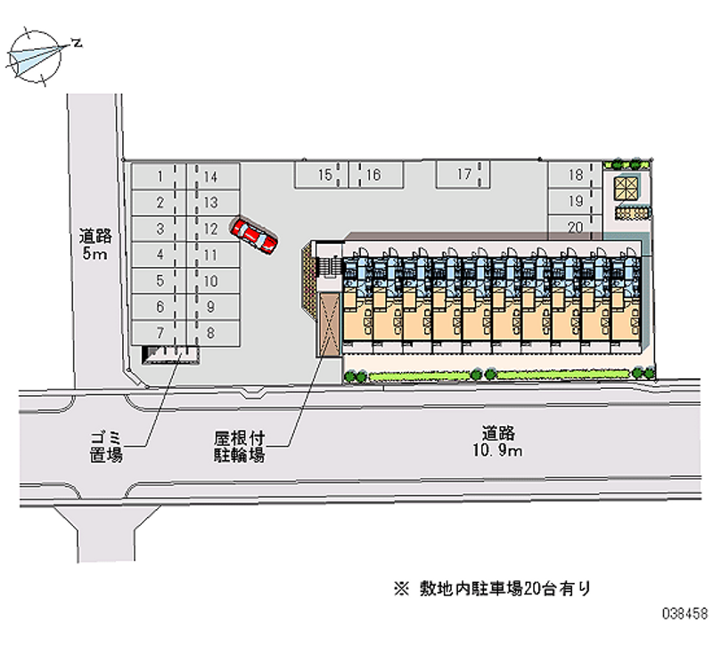 38458月租停車場