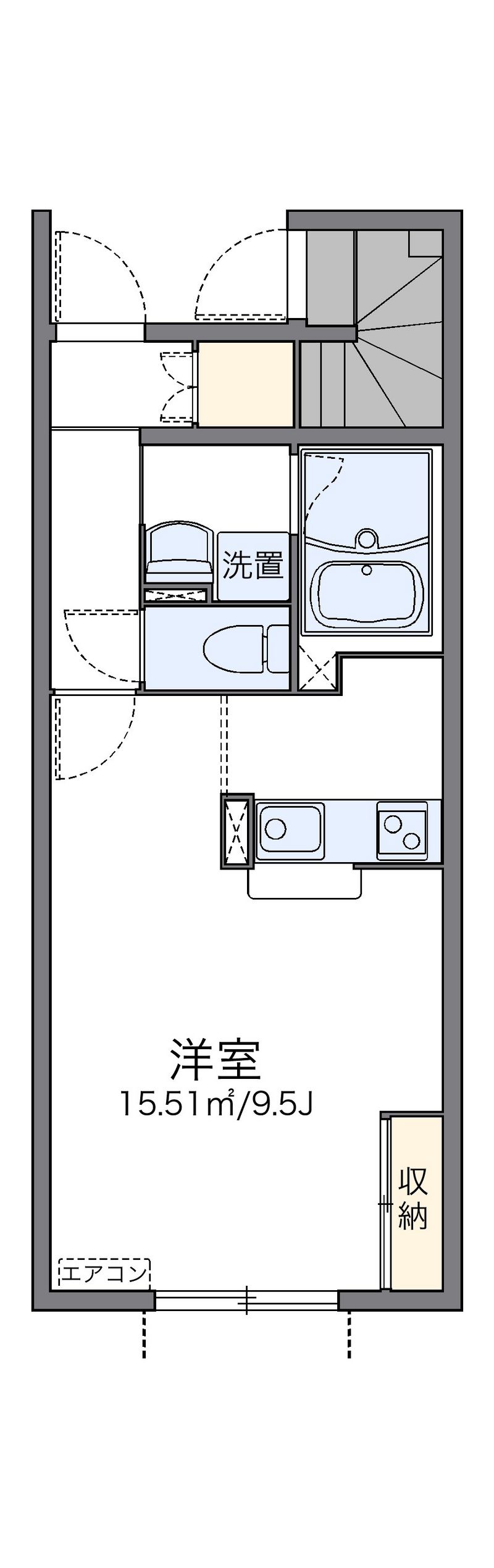 レオネクストドリームハイツ高田 間取図