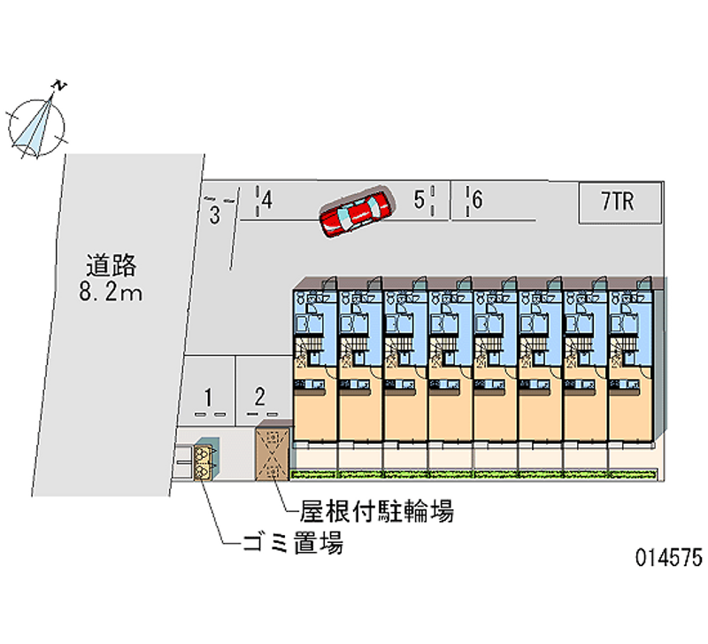 14575 Monthly parking lot