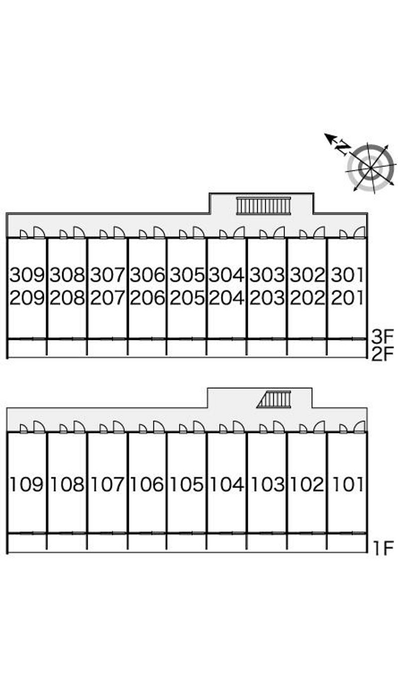 レオパレスＦｏｒ　ｙｏｕ 間取配置図