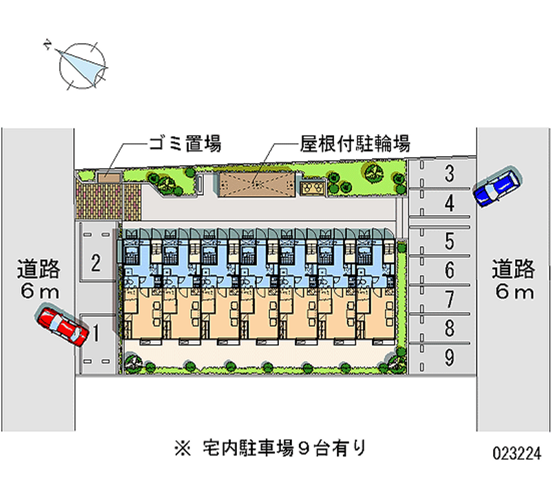 レオパレスＬＡＦＯＲＥＴⅡ 月極駐車場