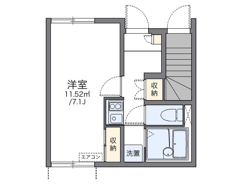 レオネクスト千代 間取図