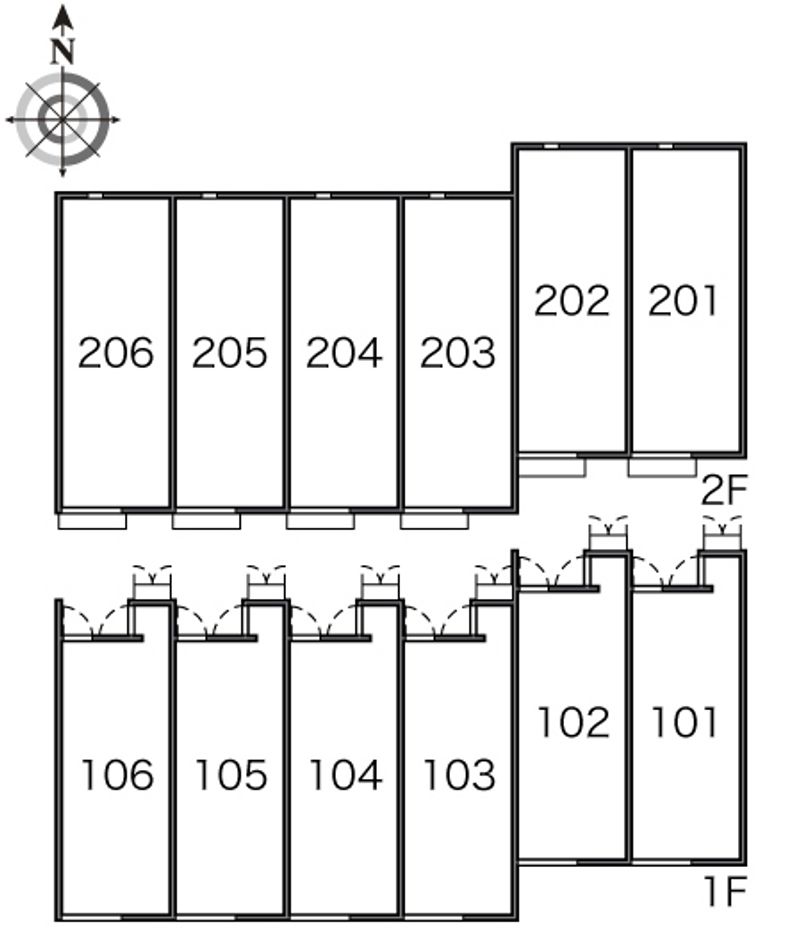 レオネクストシャトレーⅡ 間取り配置図