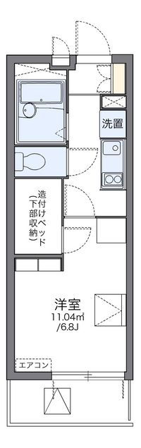 レオパレスＤＯＵＢＬＥＴＯＭＯ 間取り図