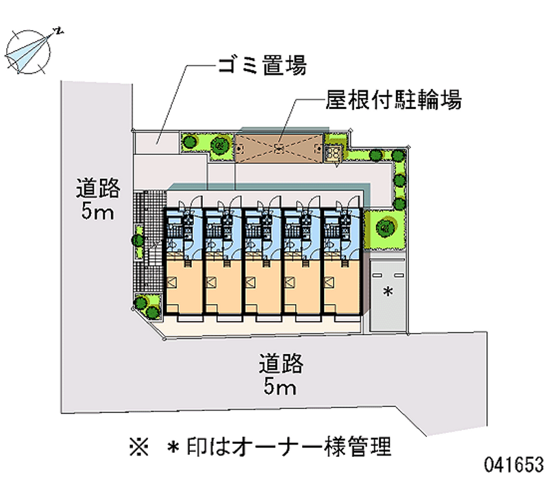 レオパレスあけしろ 区画図