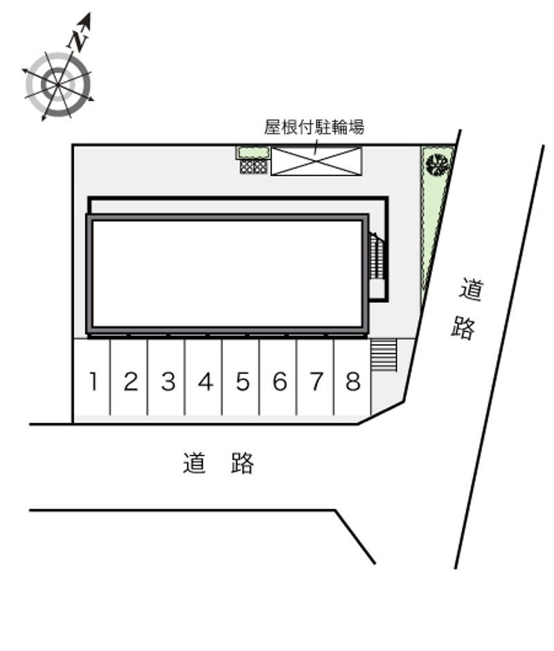 レオパレスオービラージュ 配置図