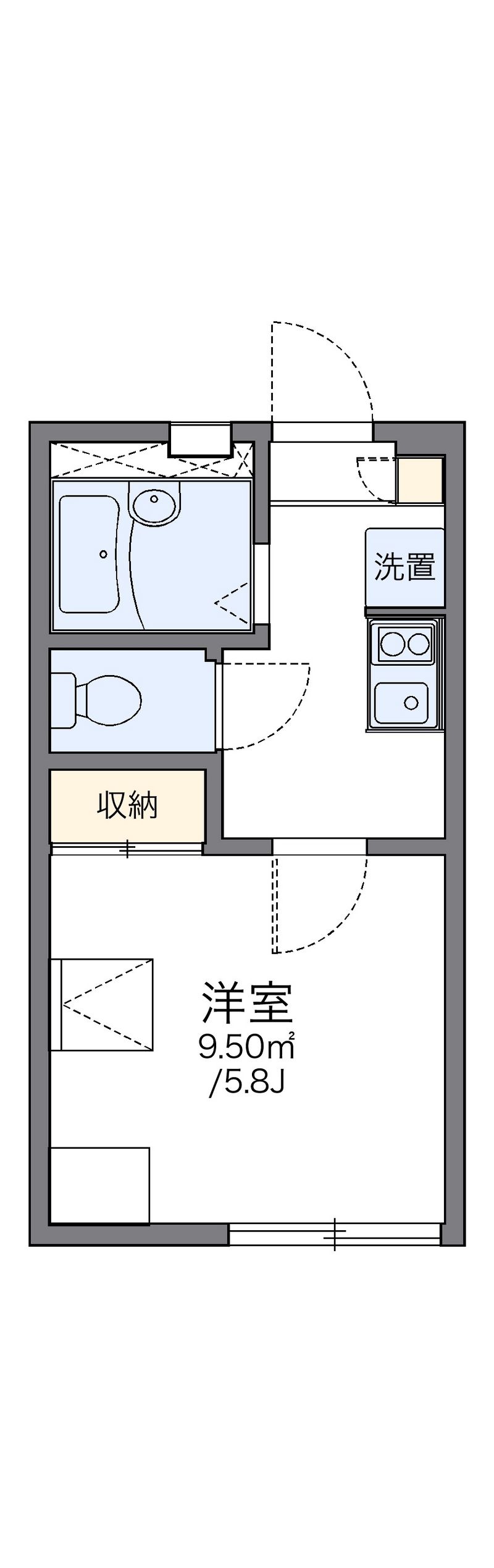 レオパレスＡＭＡＮＯ 間取図