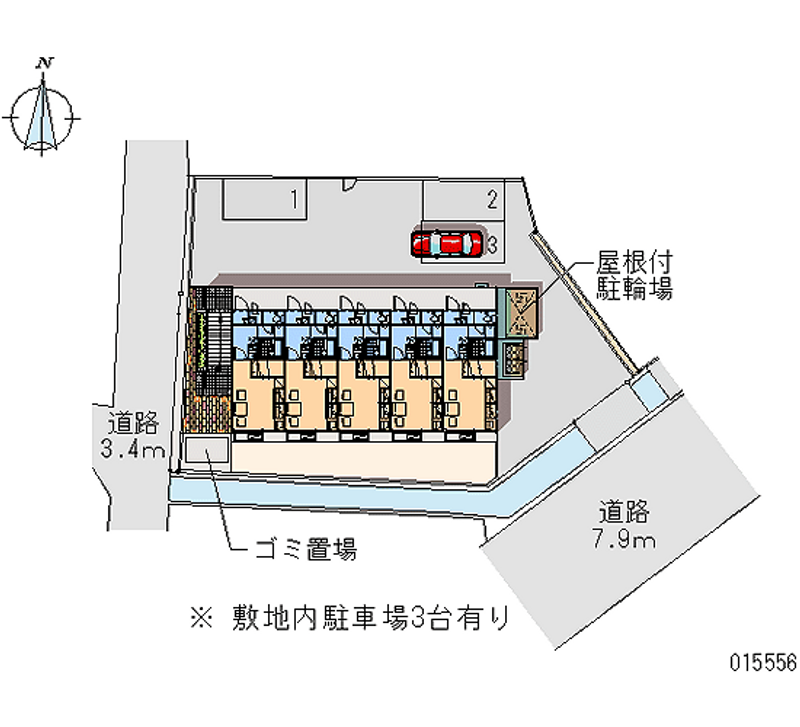 レオパレスＭｏｎｔＰｉａｎｎｅ 区画図