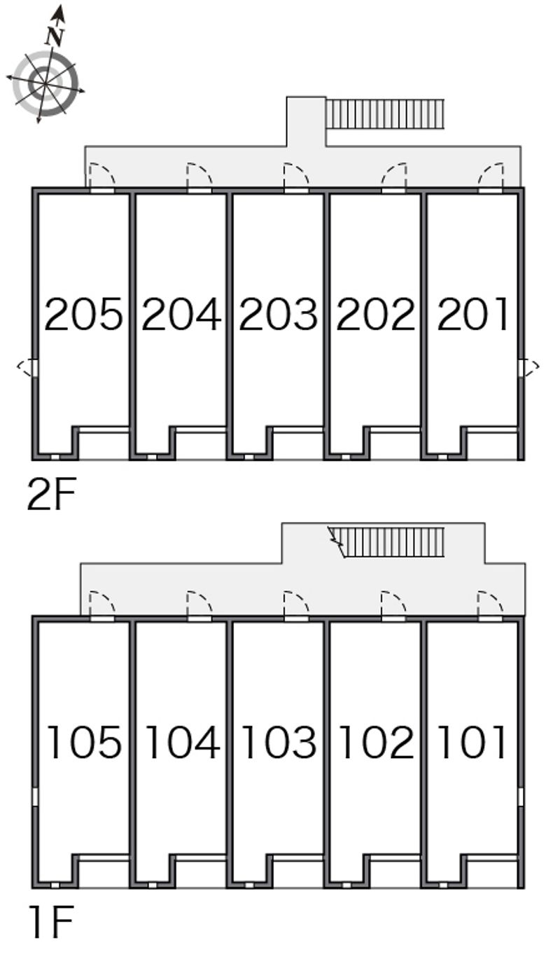 レオネクストクレストタウンＦ 間取配置図