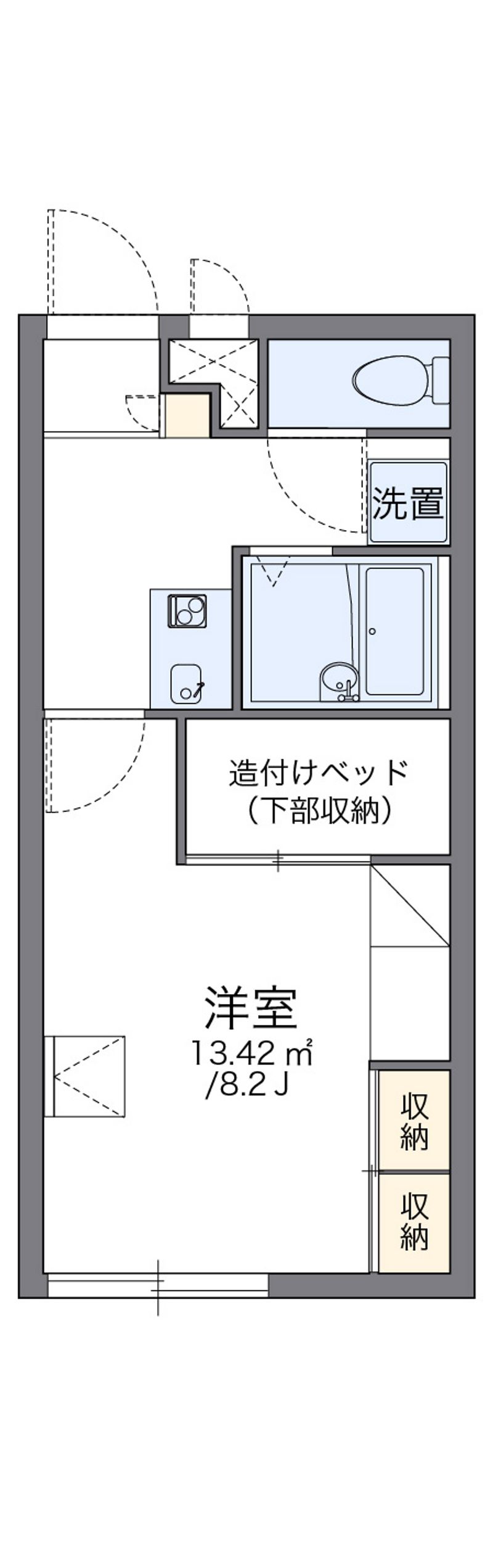 レオパレスインフォレスタⅡ 間取図